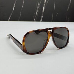 NEW SAINT LAURENT SL652/F SOLACE 002 UNISEX HAVANA SUNGLASSES SL 652/F 002